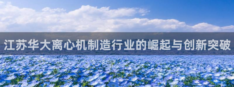 彩神大发是不是人为操作:江苏华大离心机制造行业的崛起与创新突 彩神大发是不是人为操作:江苏华大离心机制造行业的崛起与创新突